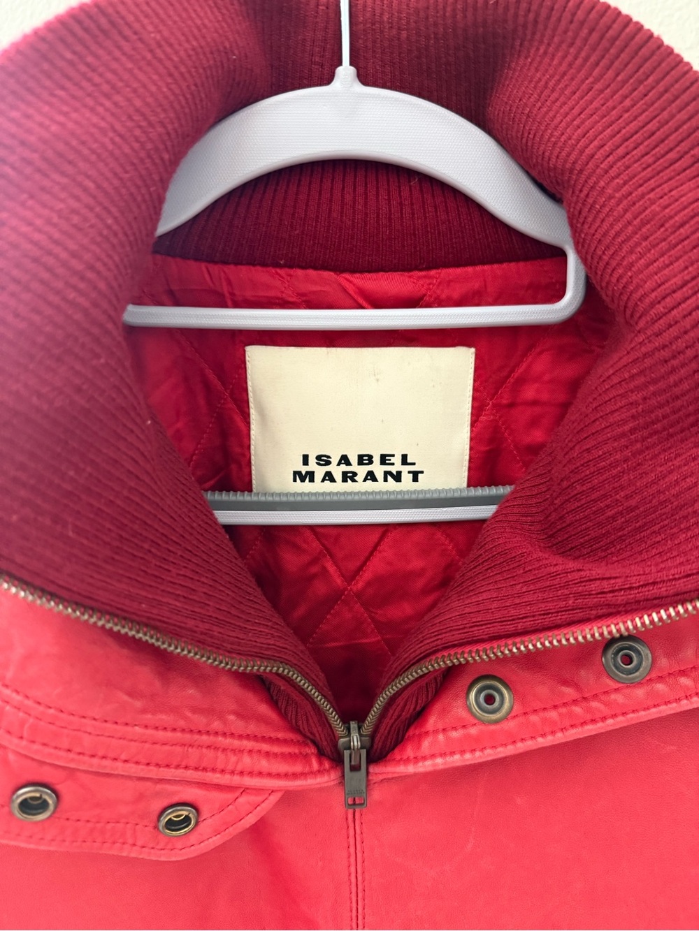 Isabel Marant Isabel Red Dorry Jacket - Picture 3 of 9
